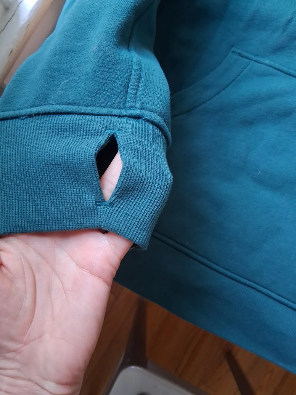 lululemon Scuba Oversized Forest Green Half-Zip Pullover Sweatshirt, XL/XXL - Picture 6 of 7